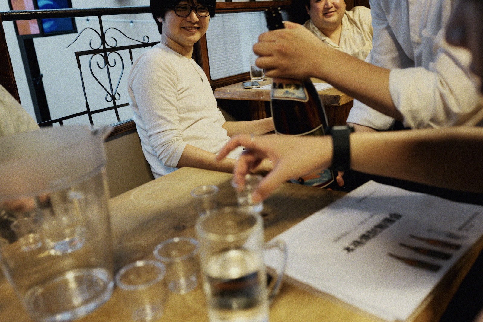 焼酎の飲み比べ